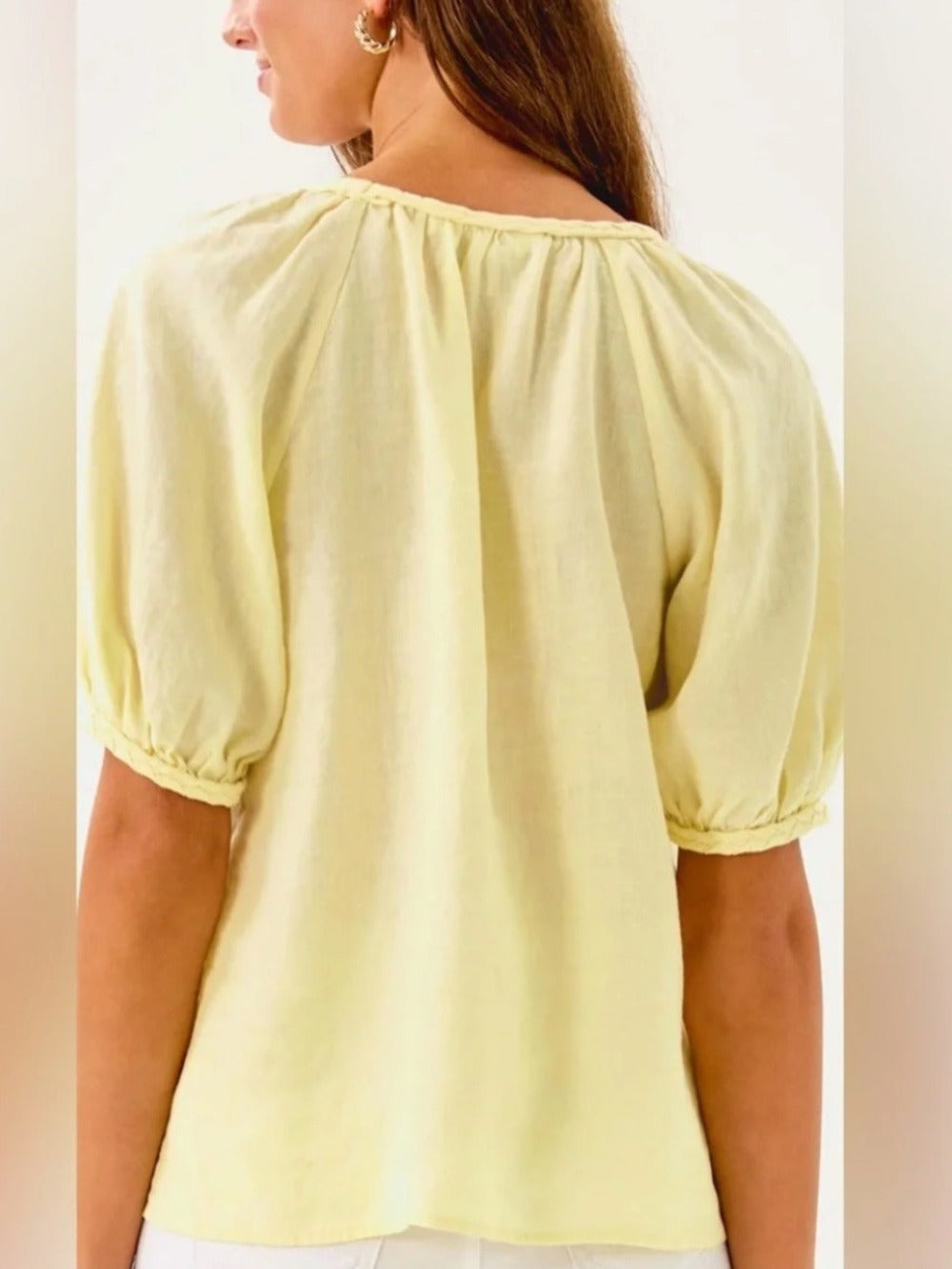 Lilly Pulitzer Calais Linen Top - M 🌟 - Image 2