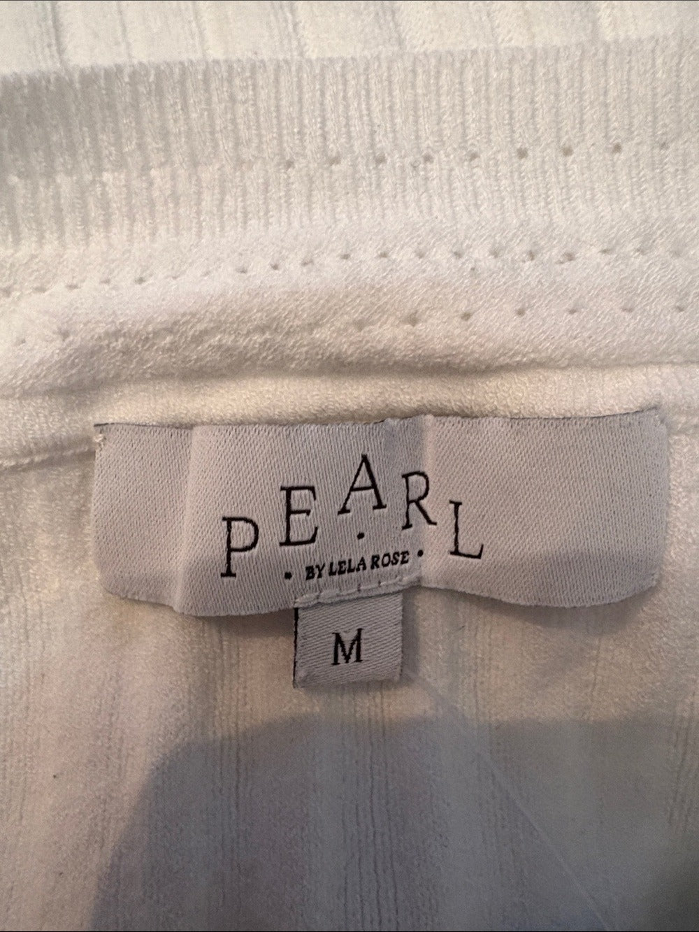 Pearl by Lela Rose knit ribbed top - size M 🌟 - Image 2