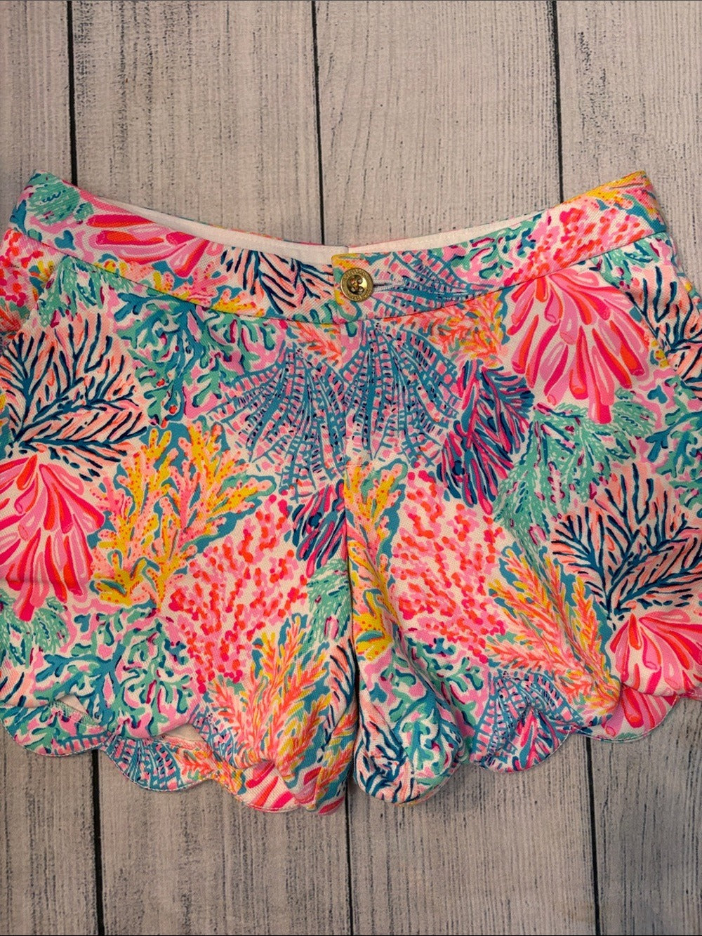 Lilly Pulitzer Buttercup Knit Shorts In Multi Splashdance Print - 2 🌟 - Image 3