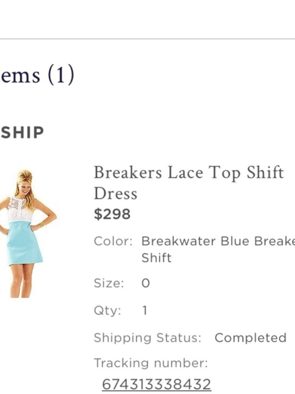 Lilly Pulitzer Breakers Lace Top Shift Dress - size 2 - Image 6