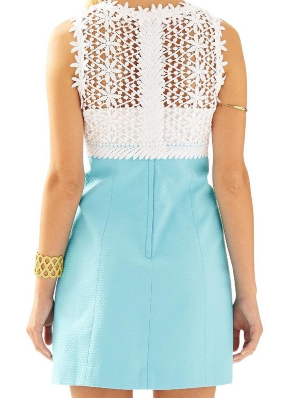 Lilly Pulitzer Breakers Lace Top Shift Dress - size 2 - Image 5