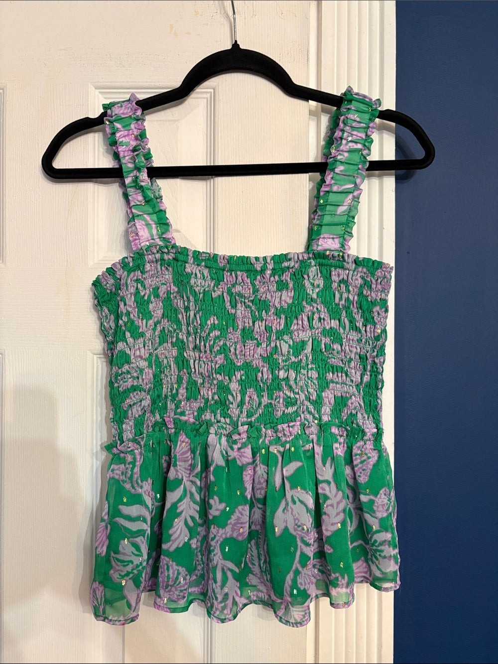Lilly Pulitzer Hadley Smocked Top - M 🌟 - Image 4