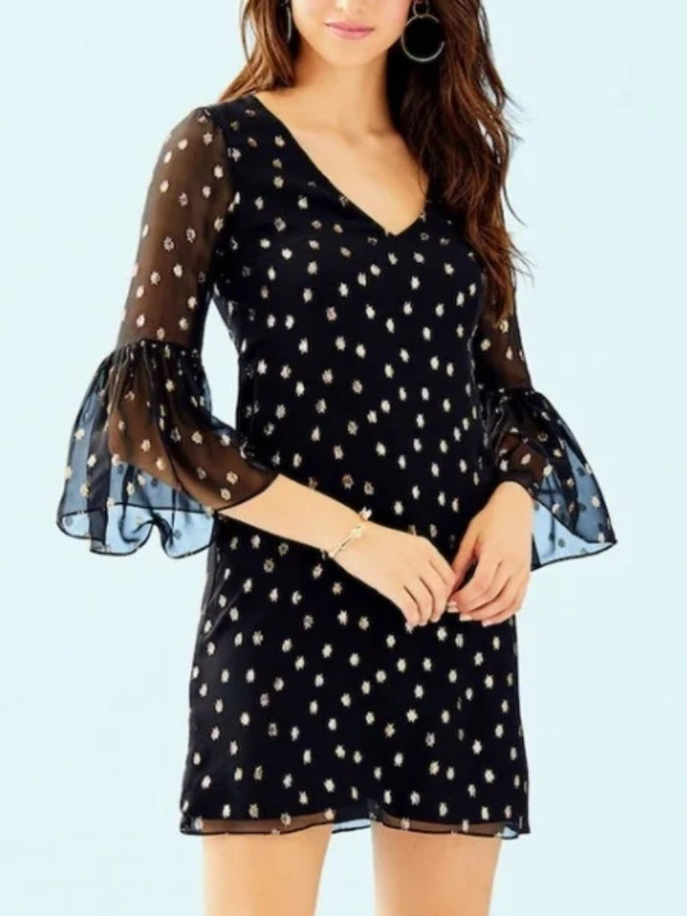 Lilly Pulitzer CAROLINE SILK TUNIC SHIFT DRESS $248 - size 2 - Image 1