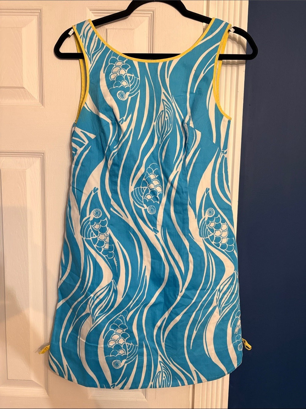 Lilly Pulitzer Delia Shift Dress Resort White Joe Fish - size 2 - Image 5
