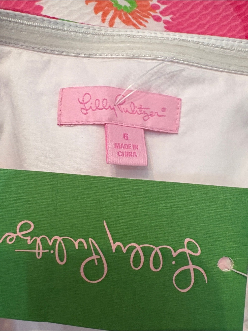 Lilly Pulitzer Wesley Dress Hotty Pink Cherry Begonias - size 6 - NWT - Image 3