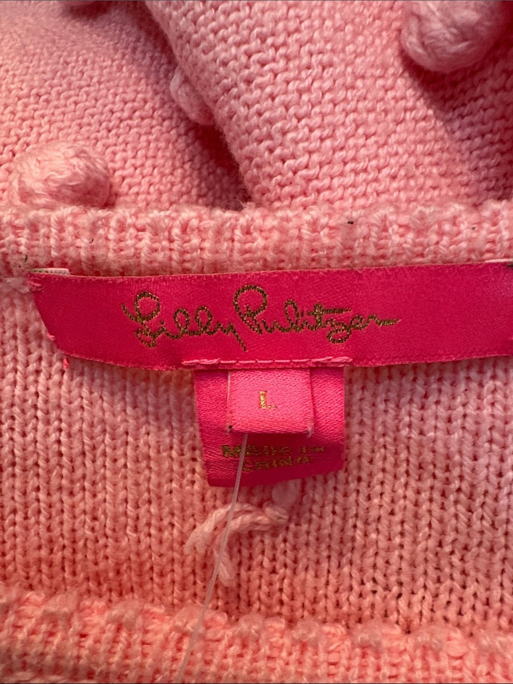 Lilly Pulitzer Kippa Pom Pom Sweater - L 🌟 - Image 2