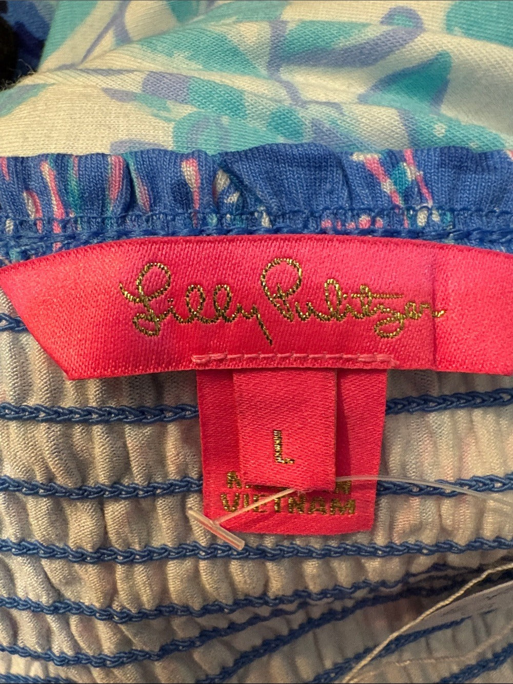 Lilly Pulitzer Kailua Smocked Dress - size L 🌟 - Image 6