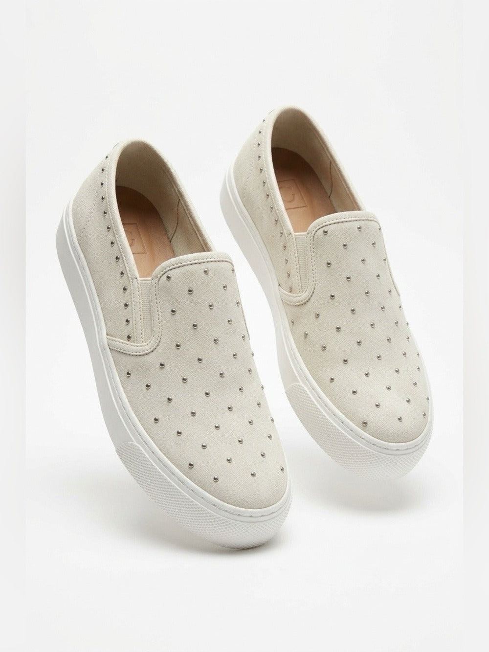COACH Cameron Studded Suede Leather Flats Slip On Shoes - size 9.5 🌟 - Image 1
