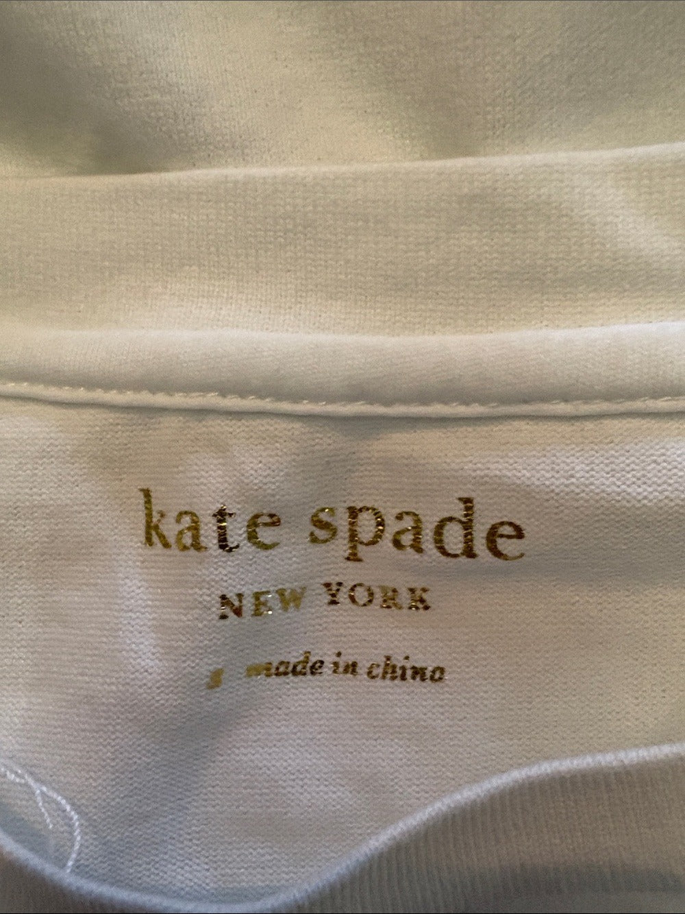 KATE SPADE Butterfly Eyelet crewneck shirt - size small 🌟 - Image 4