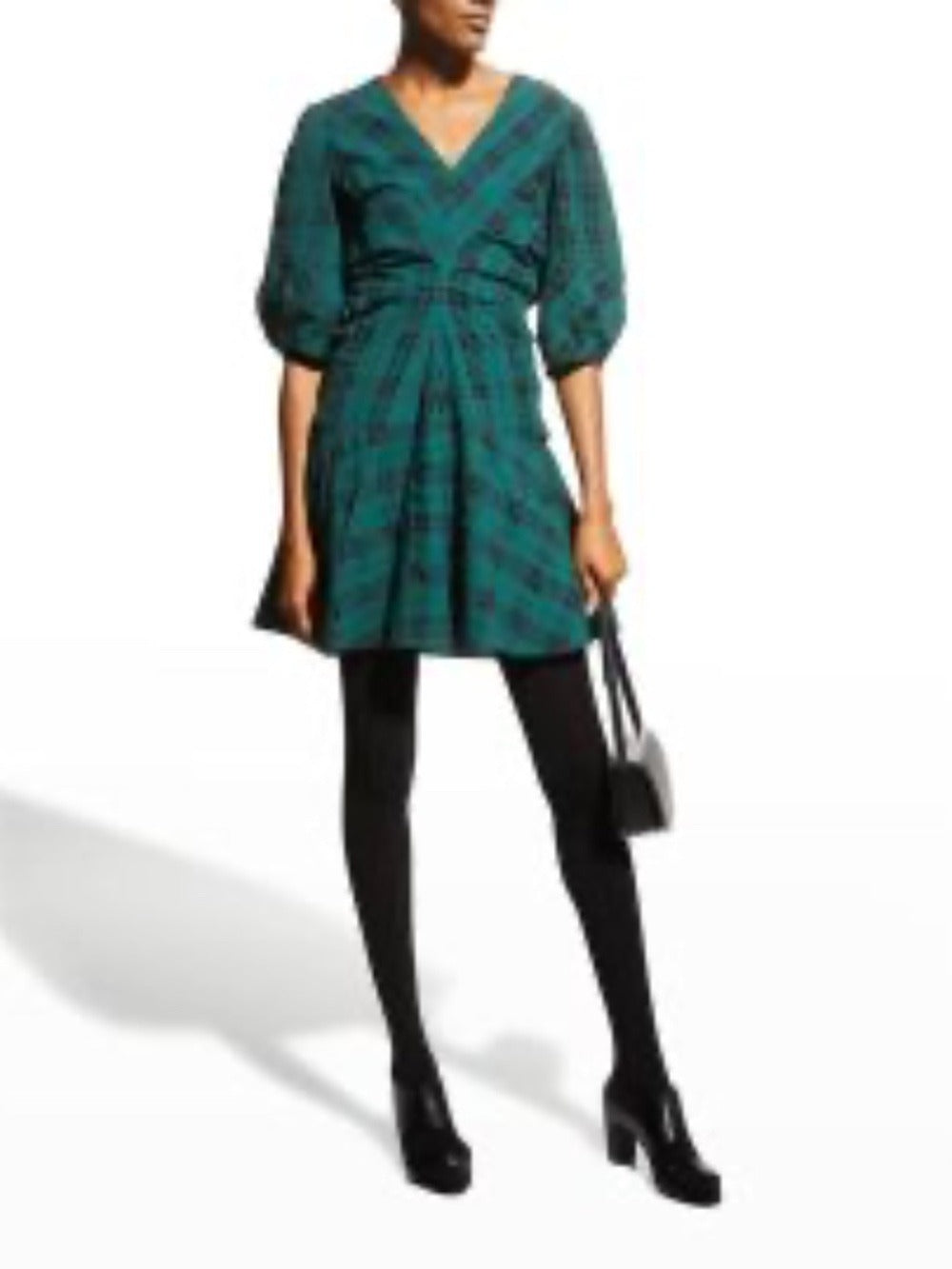 Tanya Taylor Emmaline Plaid Dress - size 4 - Image 5