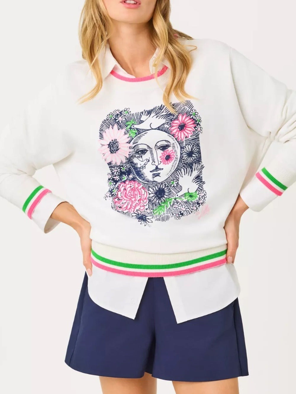 Lilly Pulitzer Ballad Long Sleeve Sweatshirt - size small 🌟 - Image 1