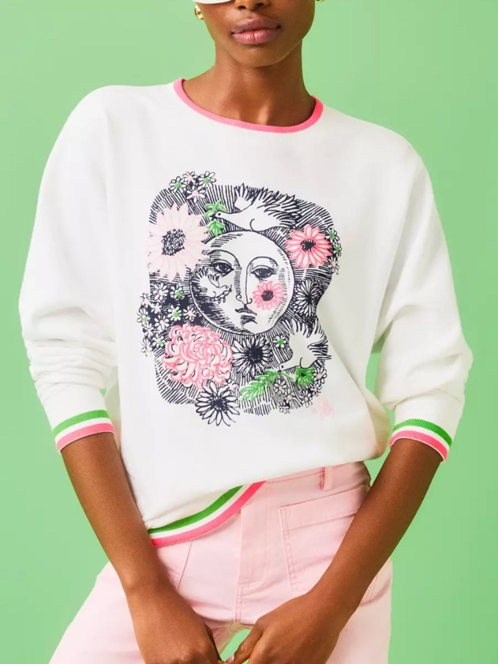Lilly Pulitzer Ballad Long Sleeve Sweatshirt - size small 🌟 - Image 2