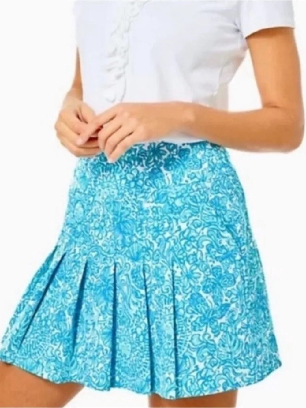 Lilly Pulitzer Luxletic Priska Pleated Skort - size 2 🌟 - Image 2
