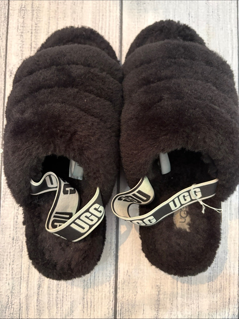 UGG Fluff Yeah Genuine Shearling Slingback Sandal - 9 🌟 - Image 3
