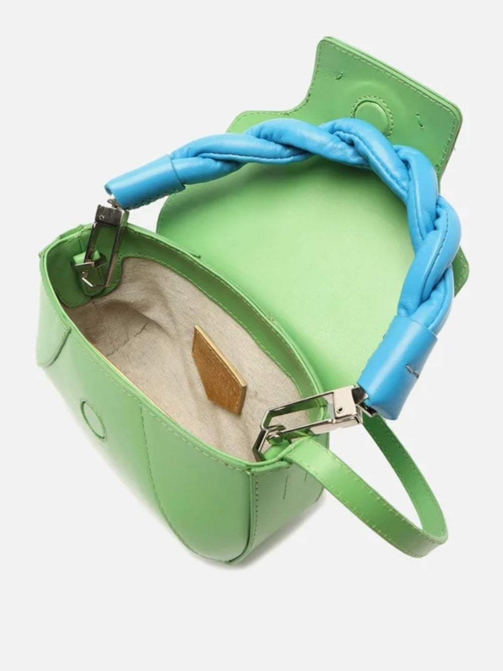 Arezzo x PatBo Green Leather Accent Bag 🌟 - Image 2
