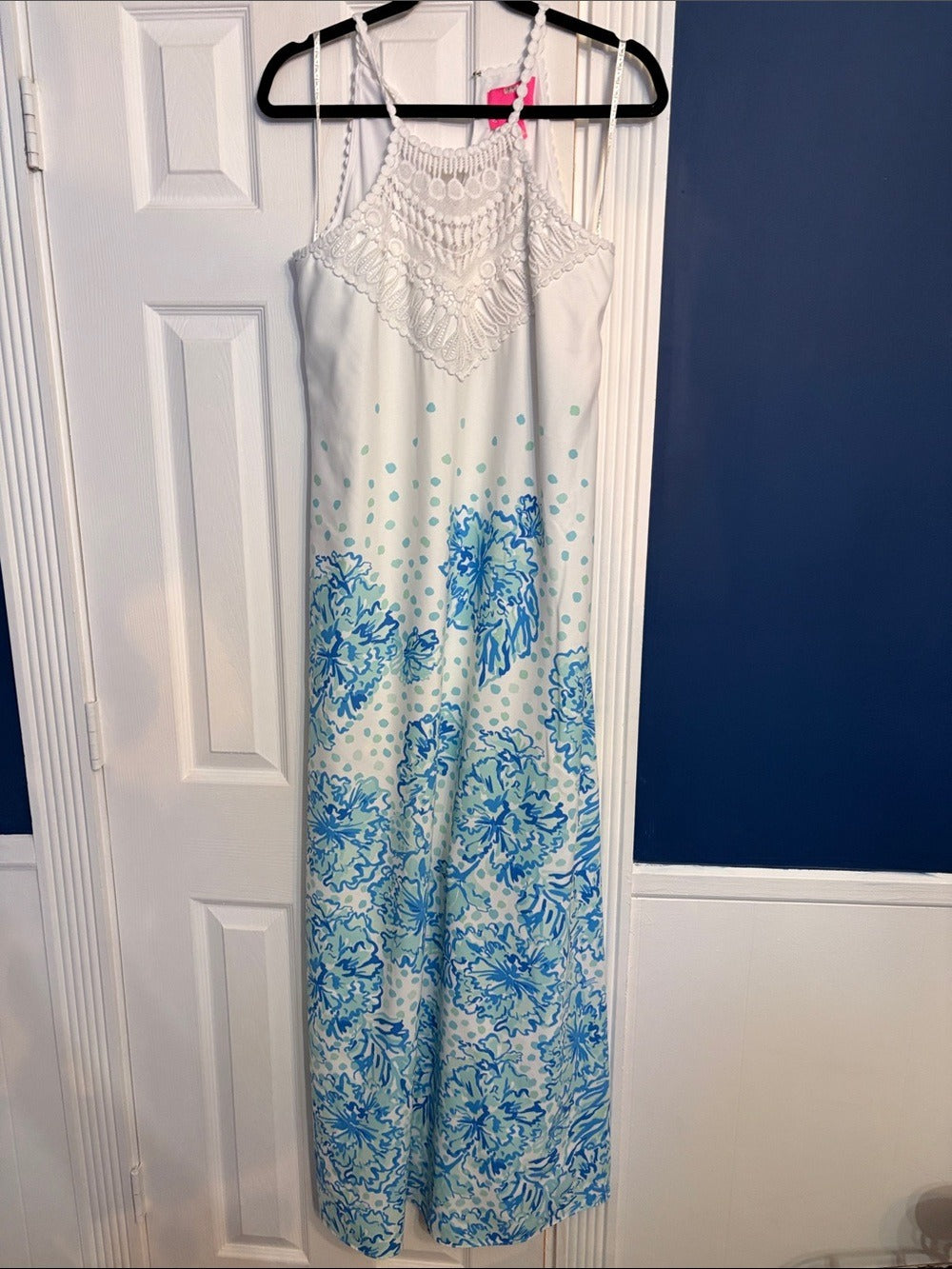 Lilly Pulitzer Pearl Soft Maxi Resort White/ Karma Camellia - size 4 - Image 8