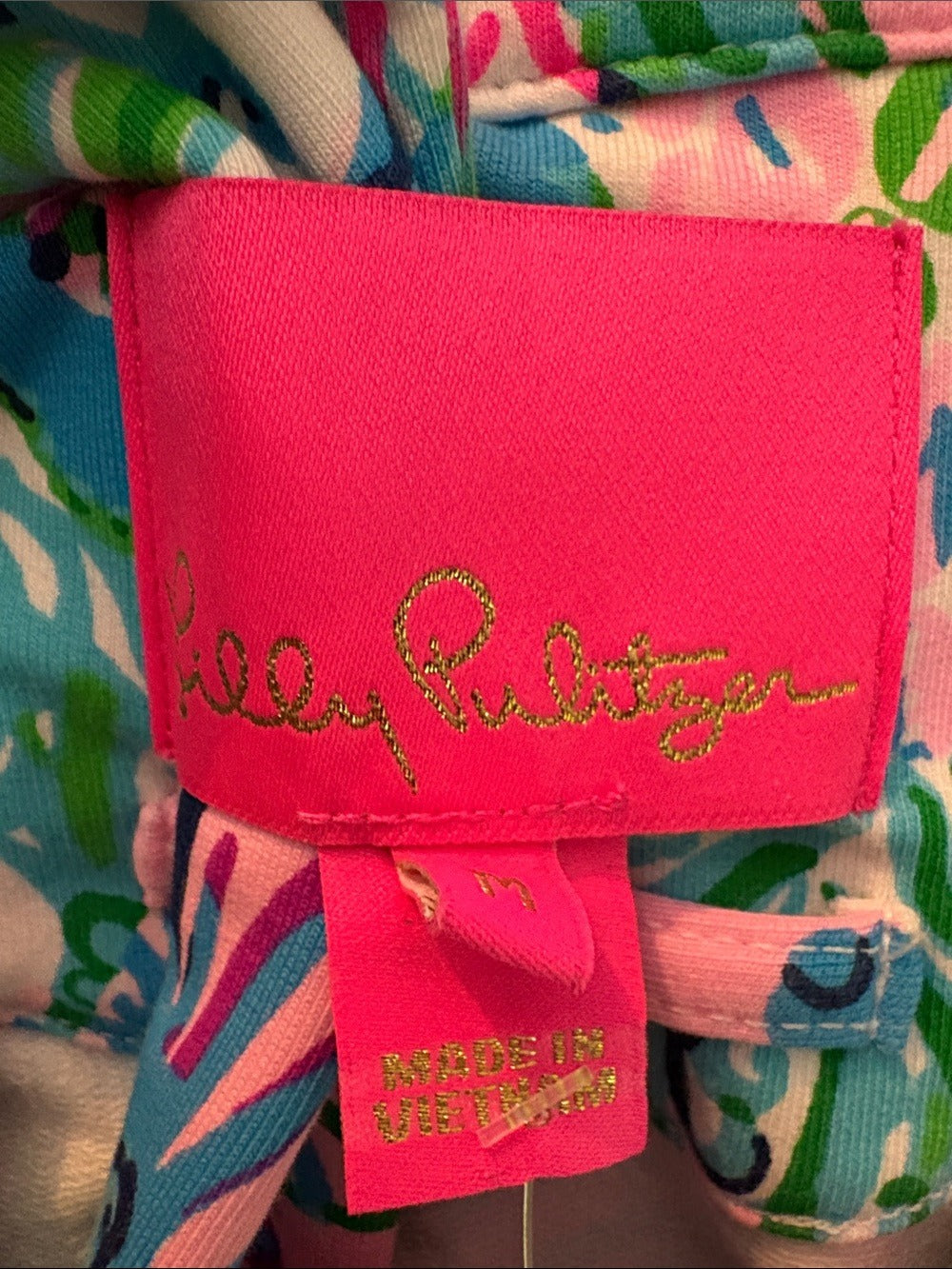 Lilly Pulitzer Harriet Mandevilla Baby Paradise Petals Terry Dress - size M 🌟 - Image 5
