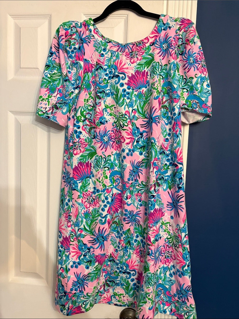 Lilly Pulitzer Harriet Mandevilla Baby Paradise Petals Terry Dress - size M 🌟 - Image 6