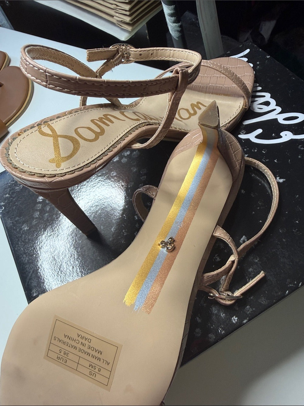 Sam Edelman DARA Ankle Strap Sandals - size 8.5 🌟 - Image 4