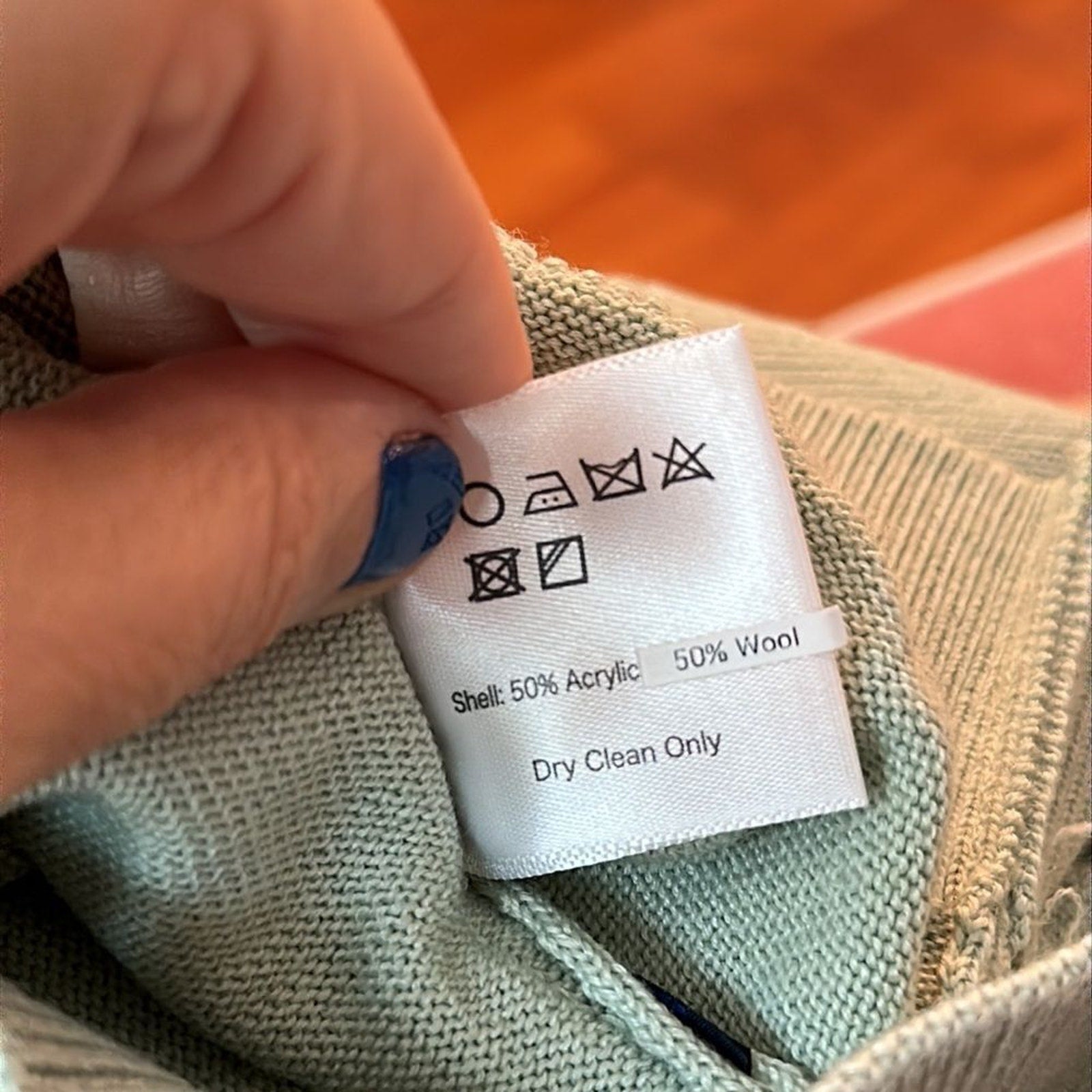 NEW Awake NY
Sweet Memory Knit wool Polo Mint - size XL