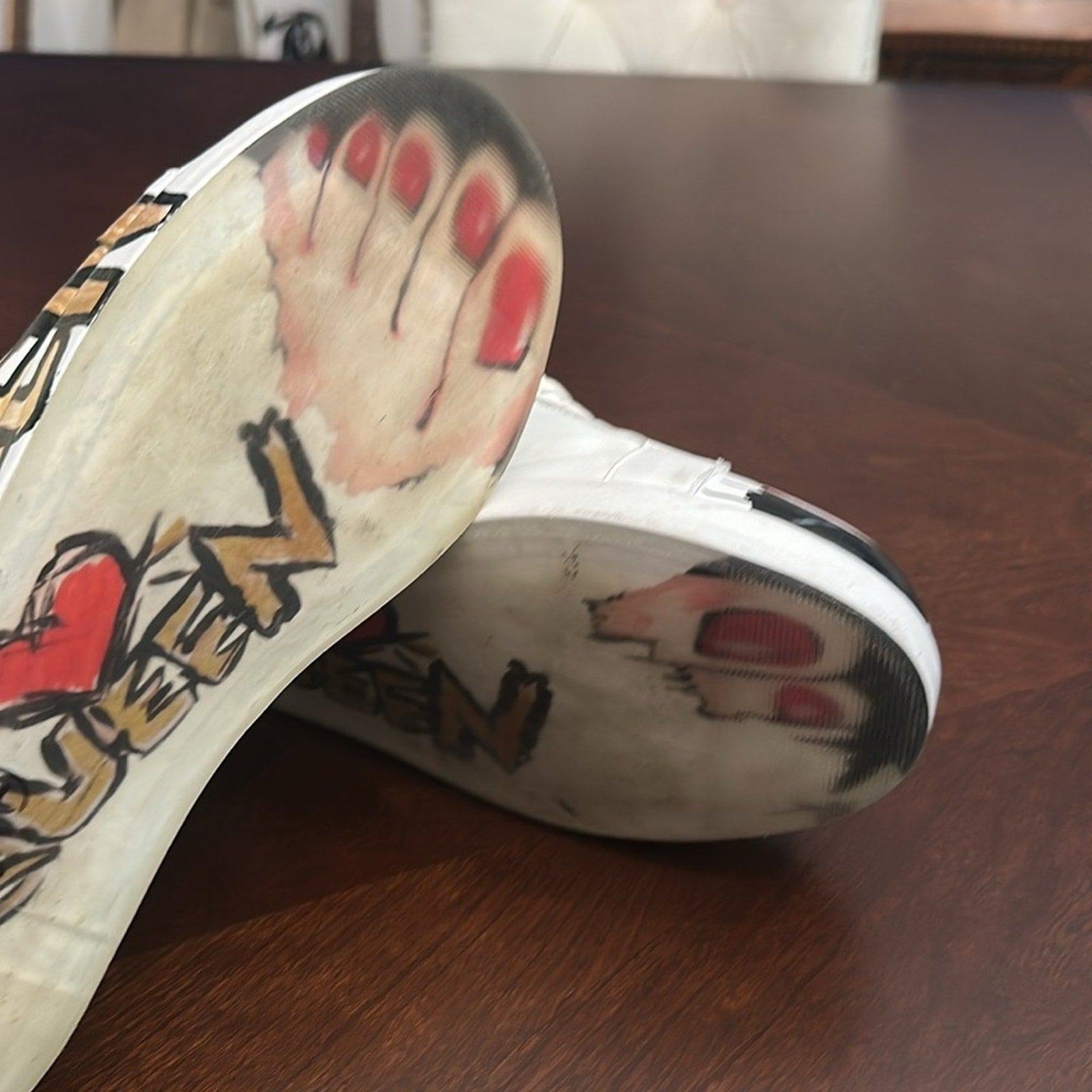 Maceoo SHOE CASUAL PAINTKING WHITE - size 40