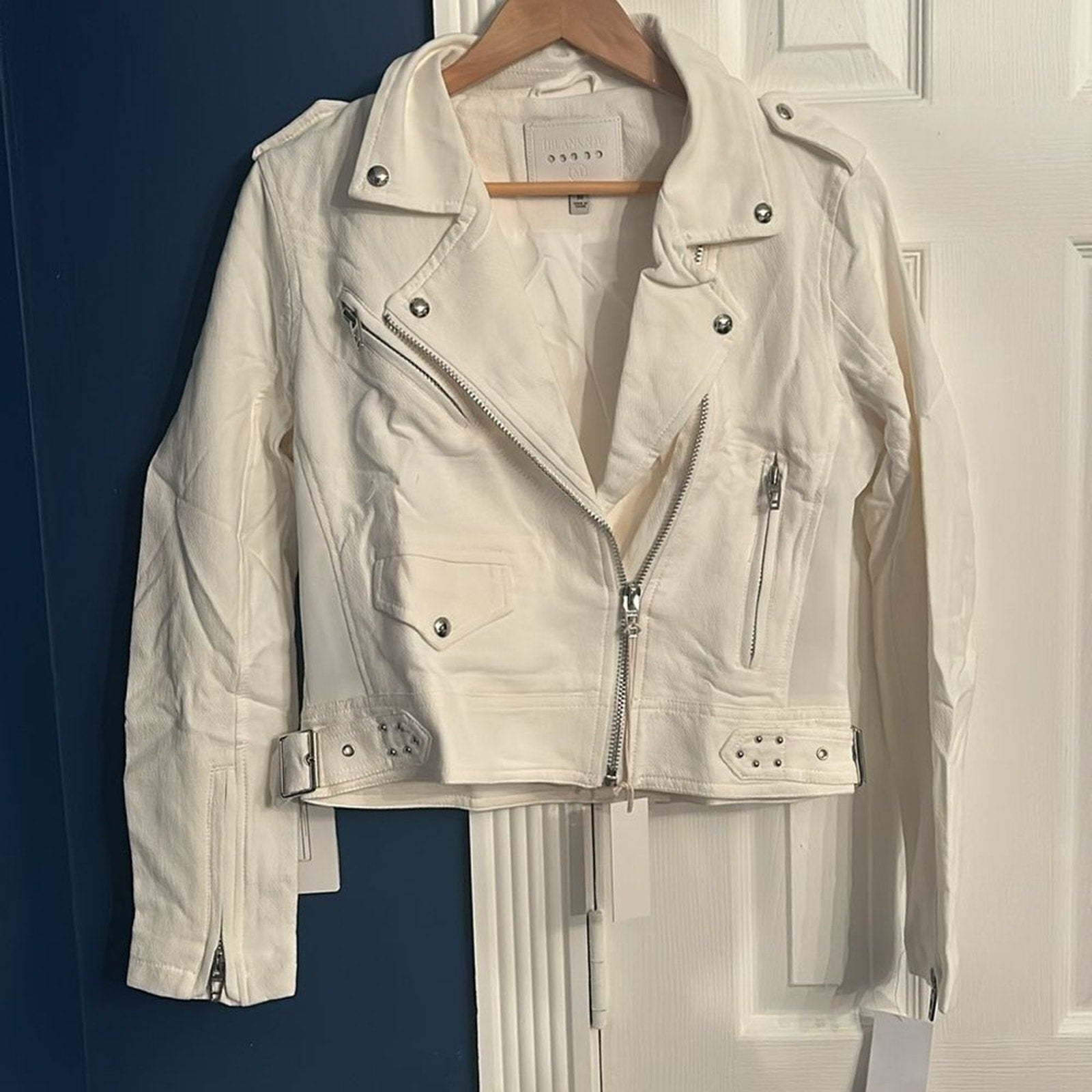 NWT Blank NYC Crepe Moto Jacket - size M