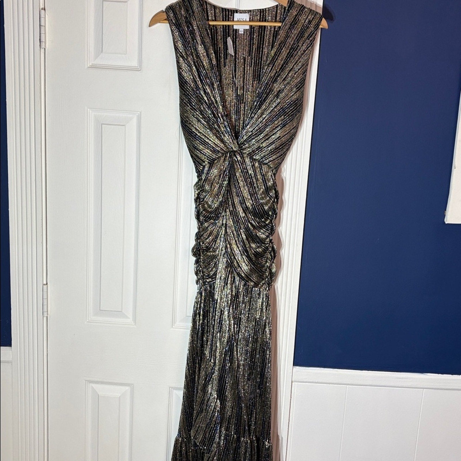 REBECCA TAYLOR Monarch Fleur Cutout Maxi Dress - size XS