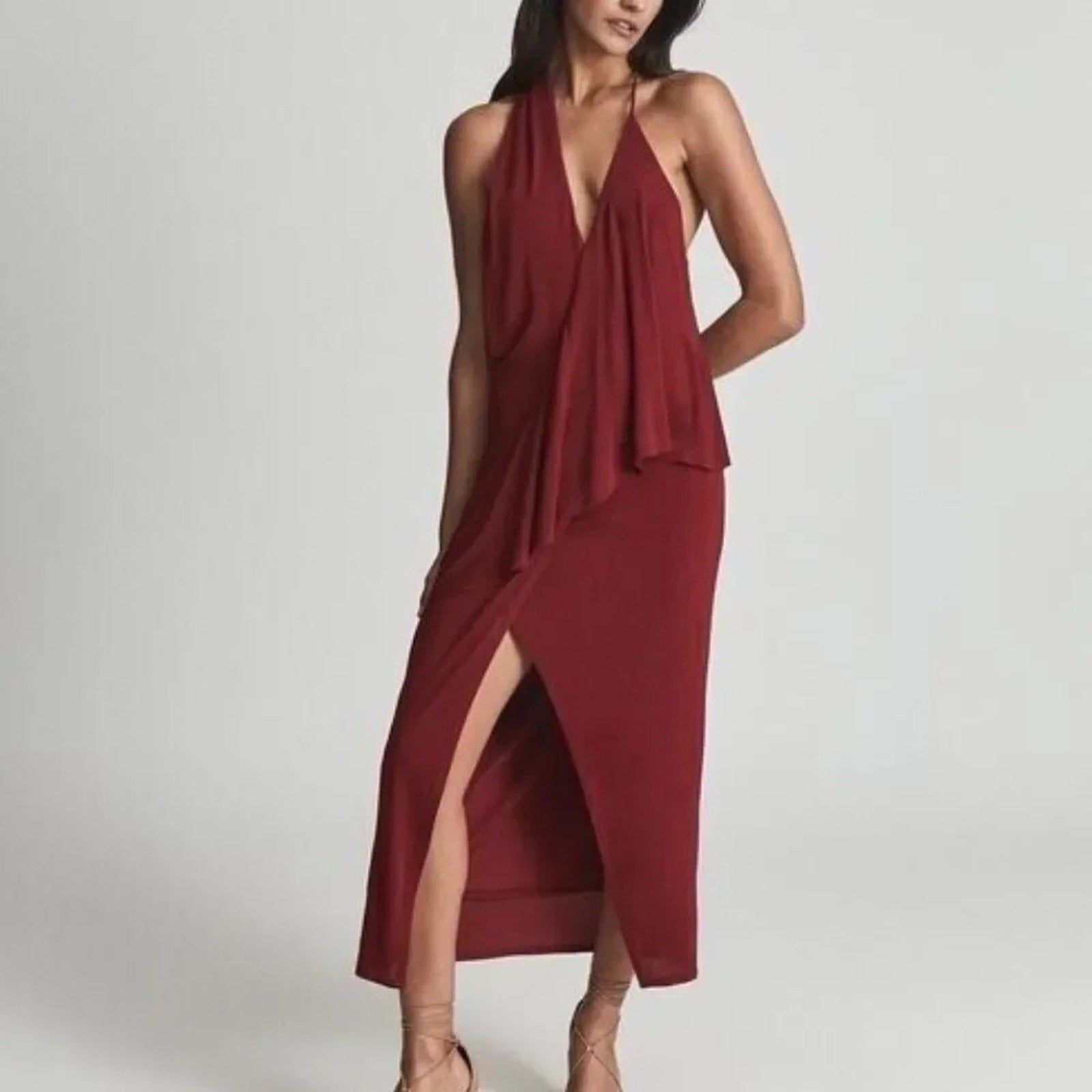 NWT Reiss XENA STRAPPY OPEN BACK COCKTAIL DRESS - size 6 US