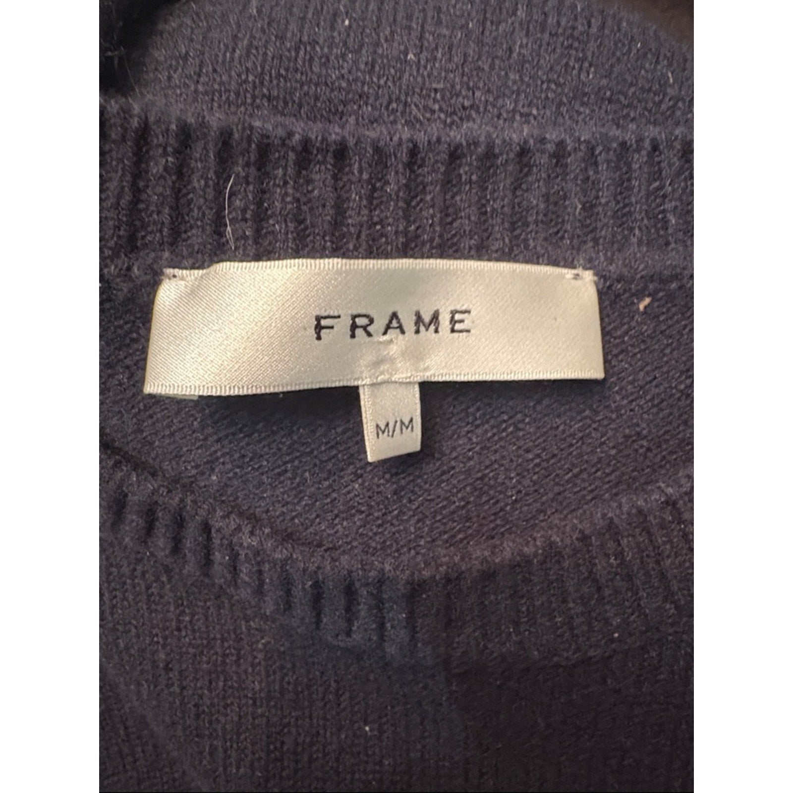 FRAME The Club Cashmere Blend Sweater Minidress - M