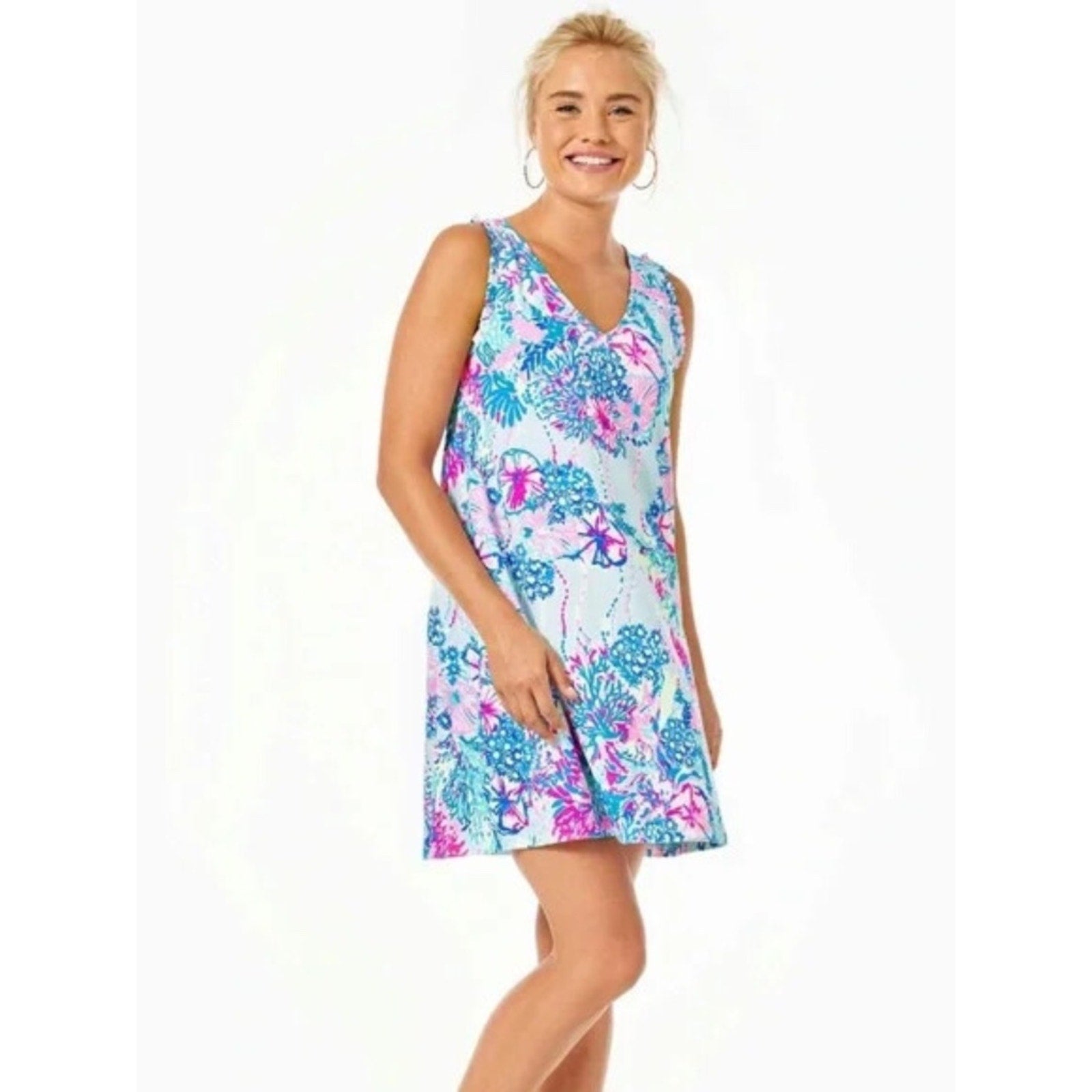 LILLY PULITZER Aron Swing Dress BEACH YOU TO IT - size XS