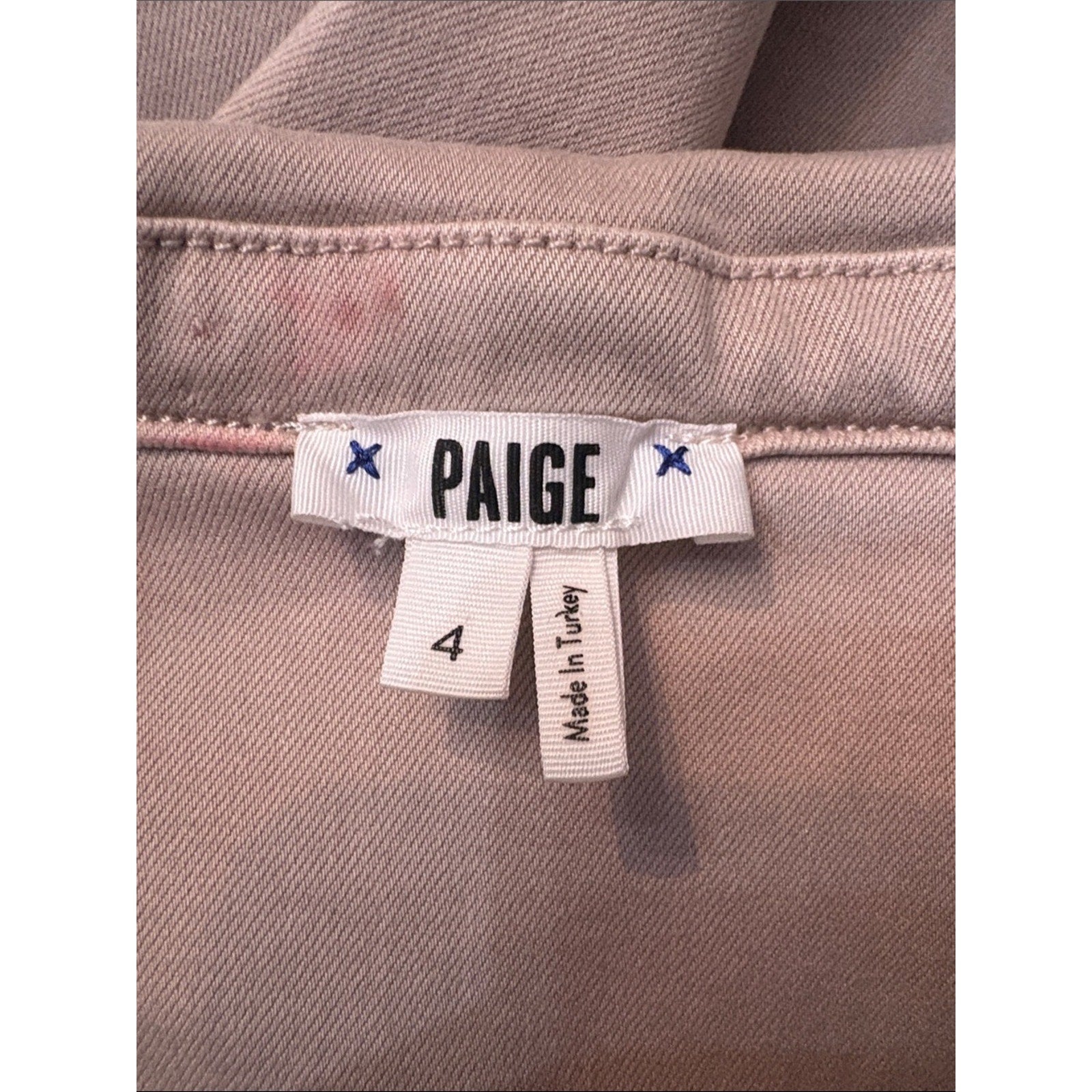 Paige Jumpsuit Blaire Utility Drawstring in Eros Rose Pink - size 4