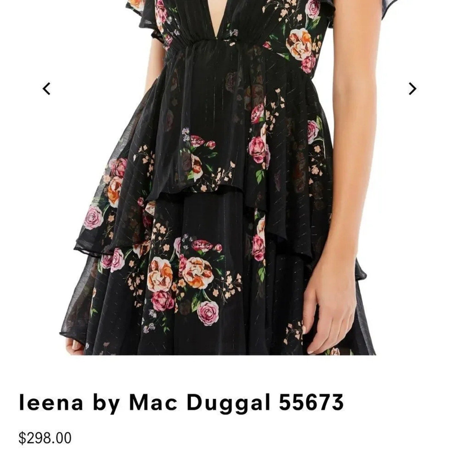 NWT Ieena by Mac Duggal 55673 dress - size 10
