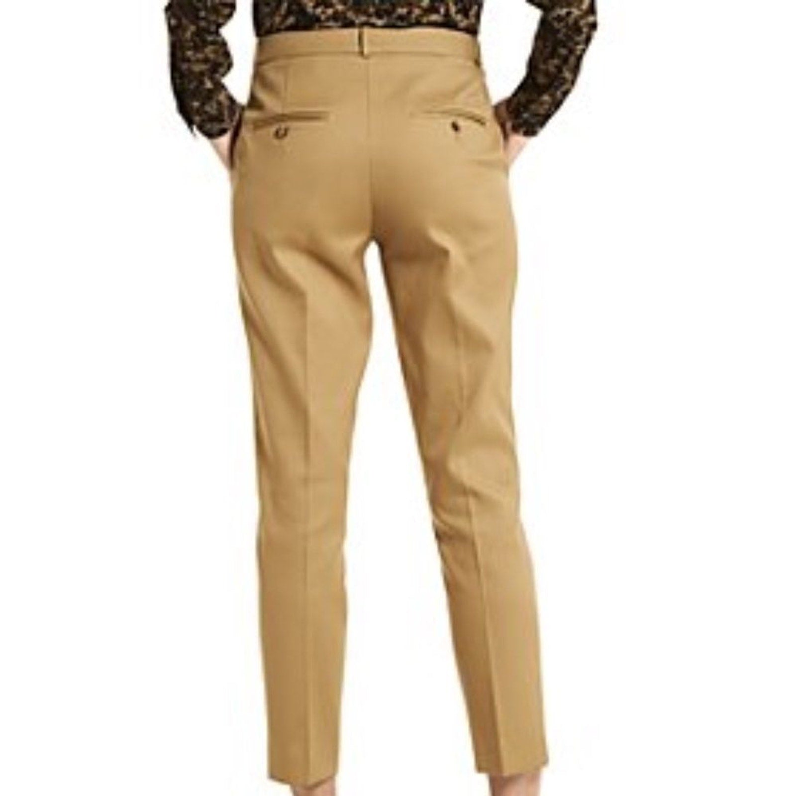 NWT Michael Kors Samantha Wool Blend Cropped Pants - size 0