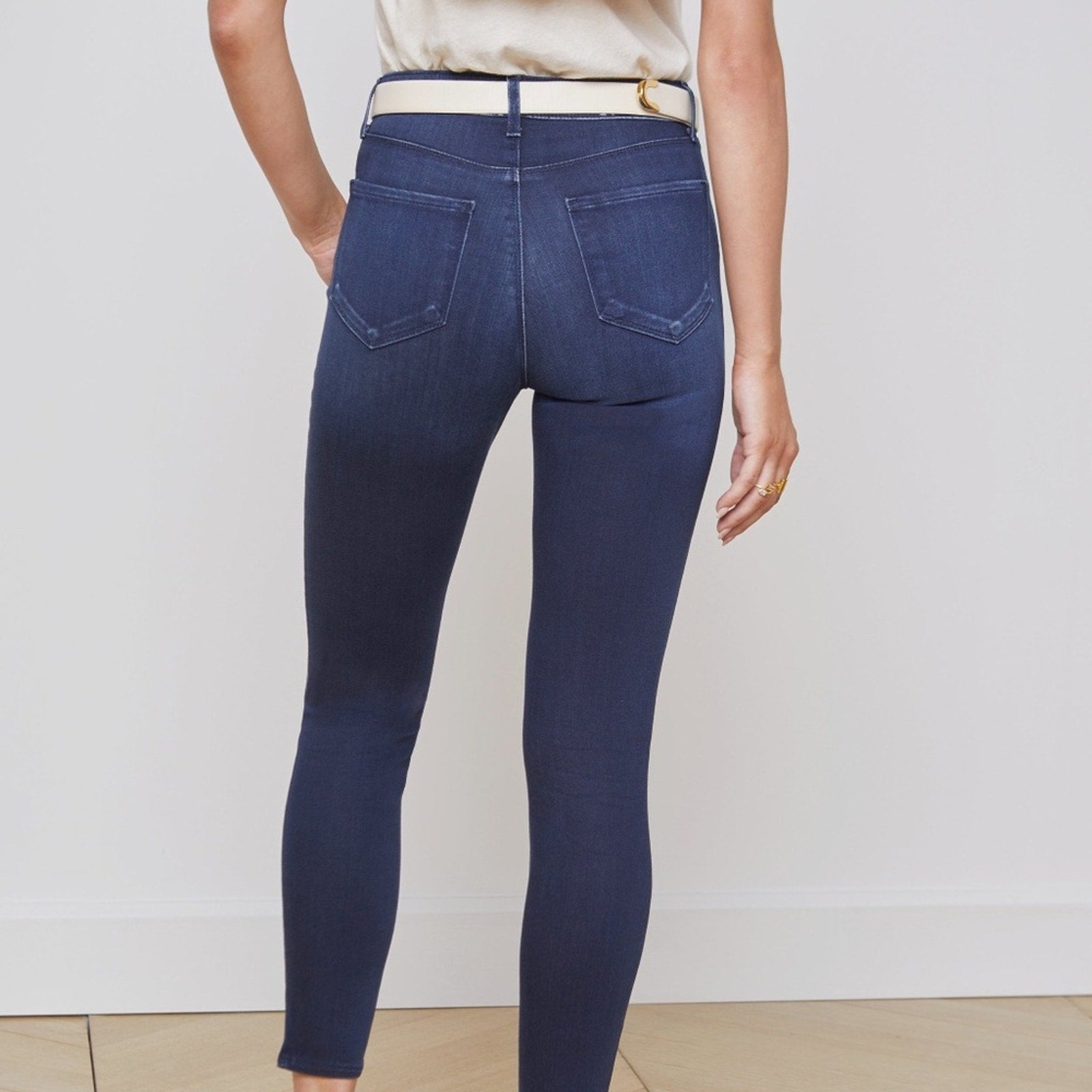 NWT L'agence Women's Margot High-Rise Skinny Jeans - size 25