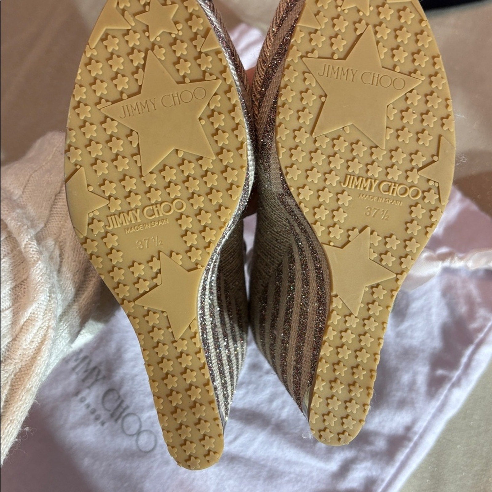 NEW Jimmy Choo Pacific Wedge - 37 1/2 (7.5)