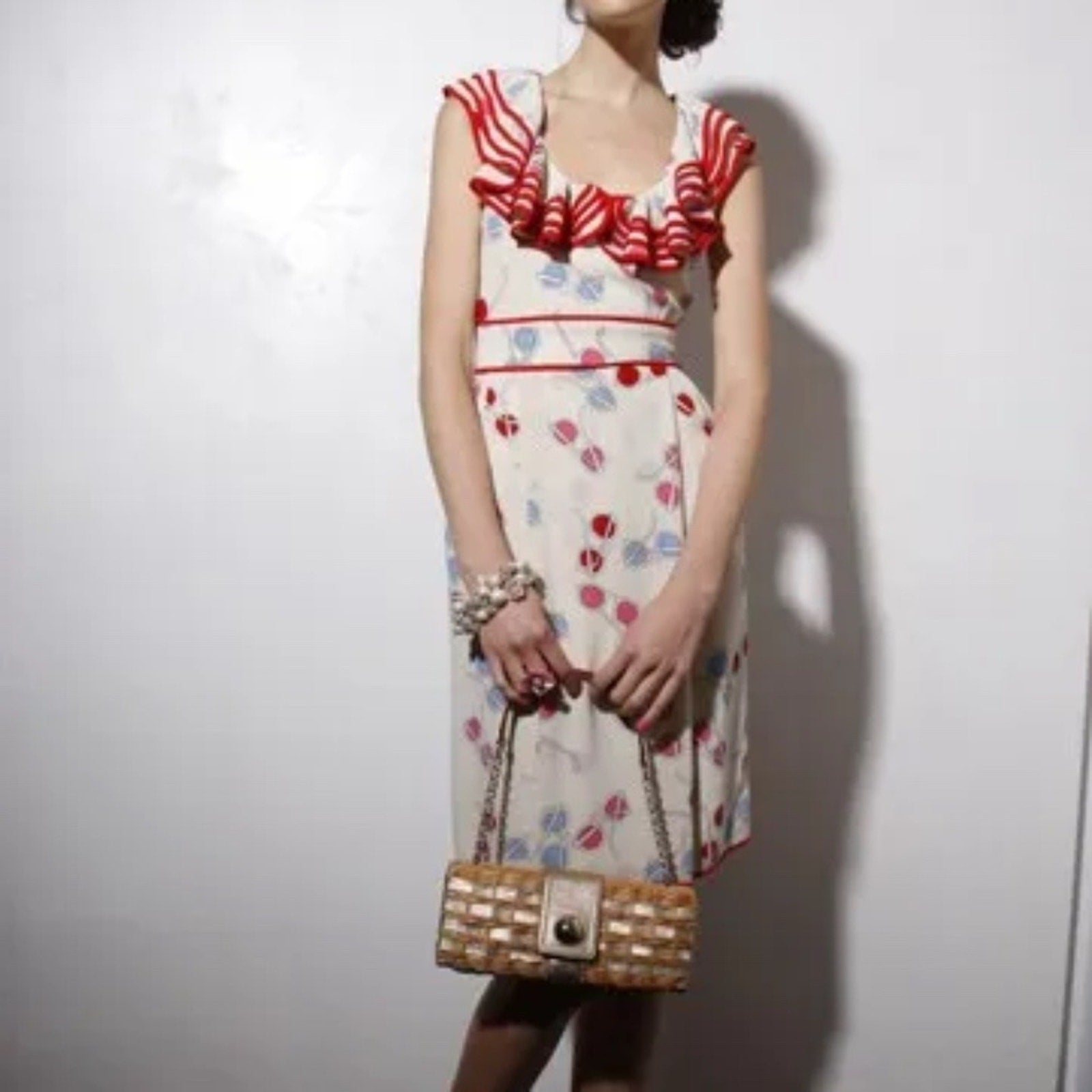 Kate Spade Avery Sunglasses Fun Dress Size 6 Silk Dress