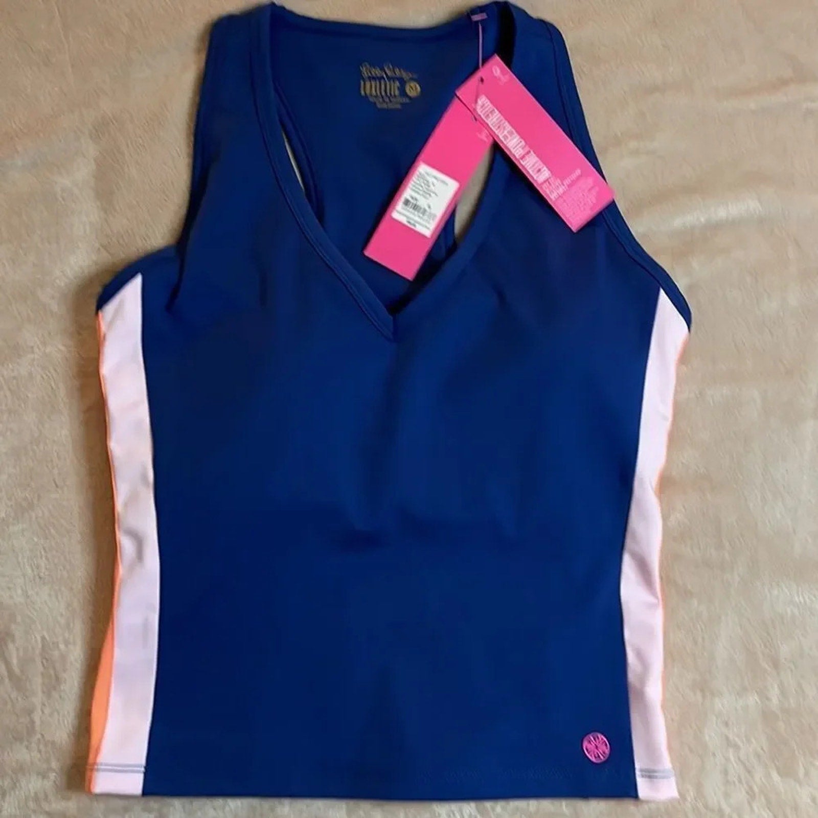 NWT Lilly Pulitzer UPF 50 Vanti Bra Tank Top - size M