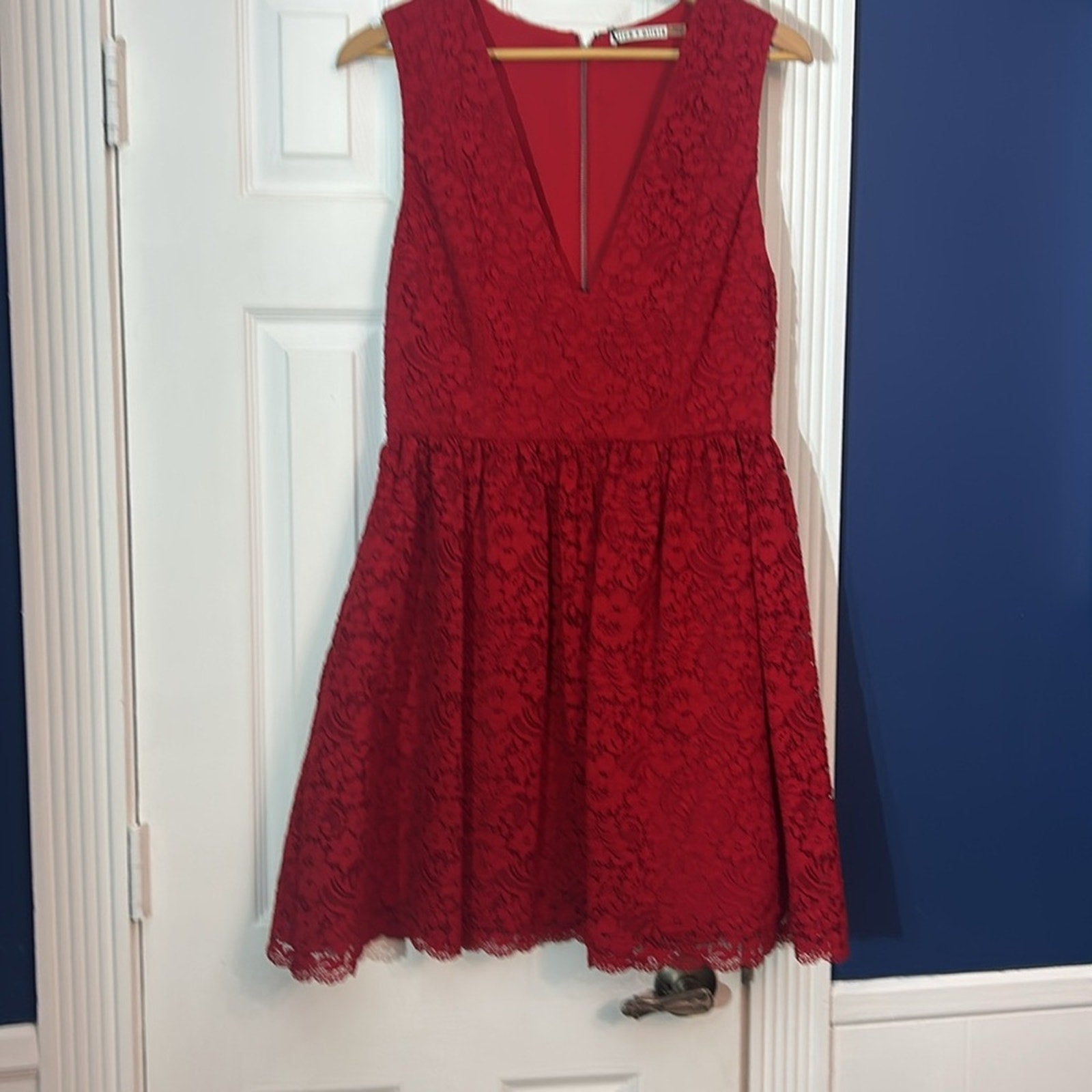NWT Alice and Olivia Kappa Lace Party Dress - size 10