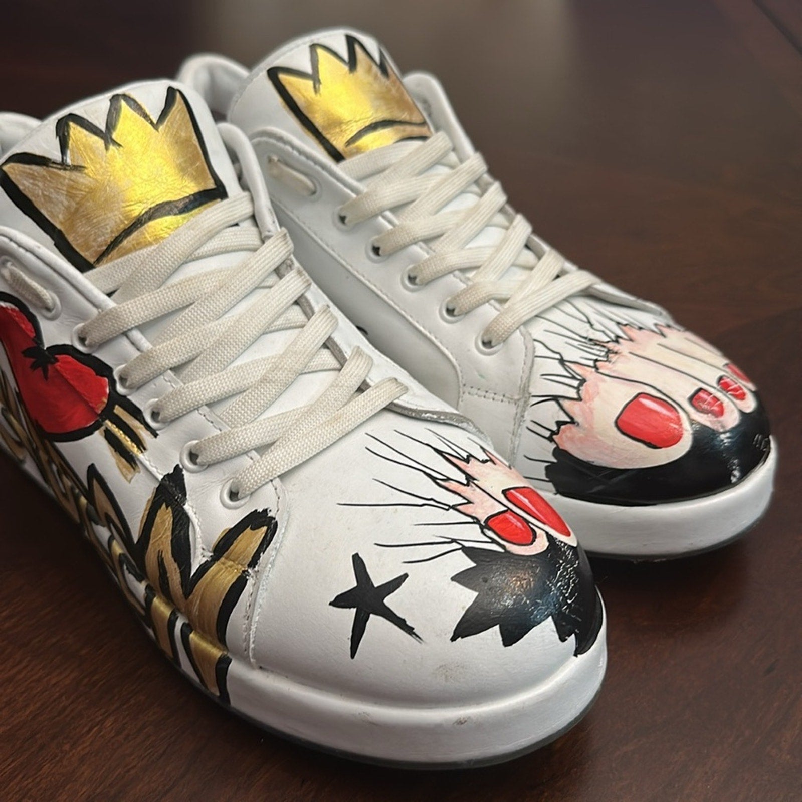 Maceoo SHOE CASUAL PAINTKING WHITE - size 40