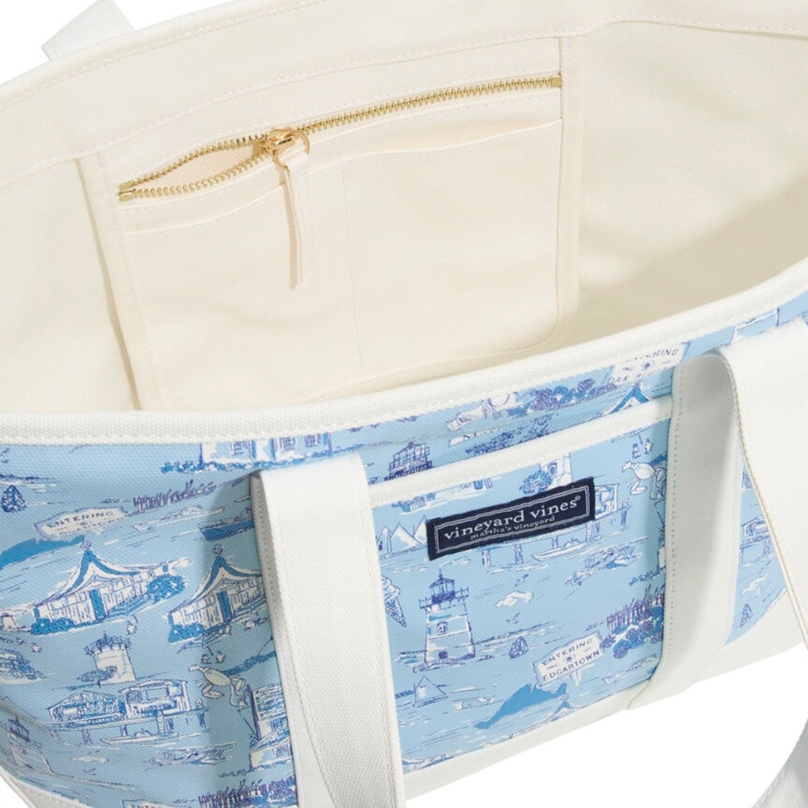 NEW Vineyards Vines Martha's Vineyard Scenic Medium Tote