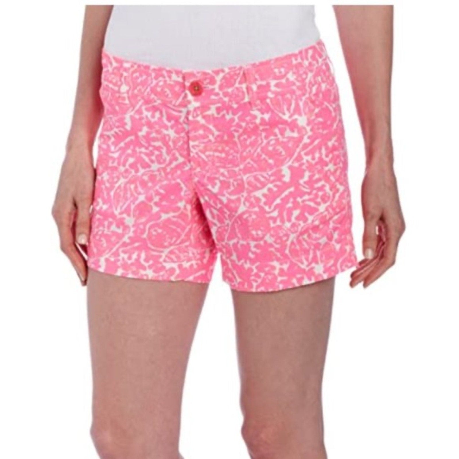 LILLY PULITZER cosmo pink Party Favors 5” Callahan shorts - size 0