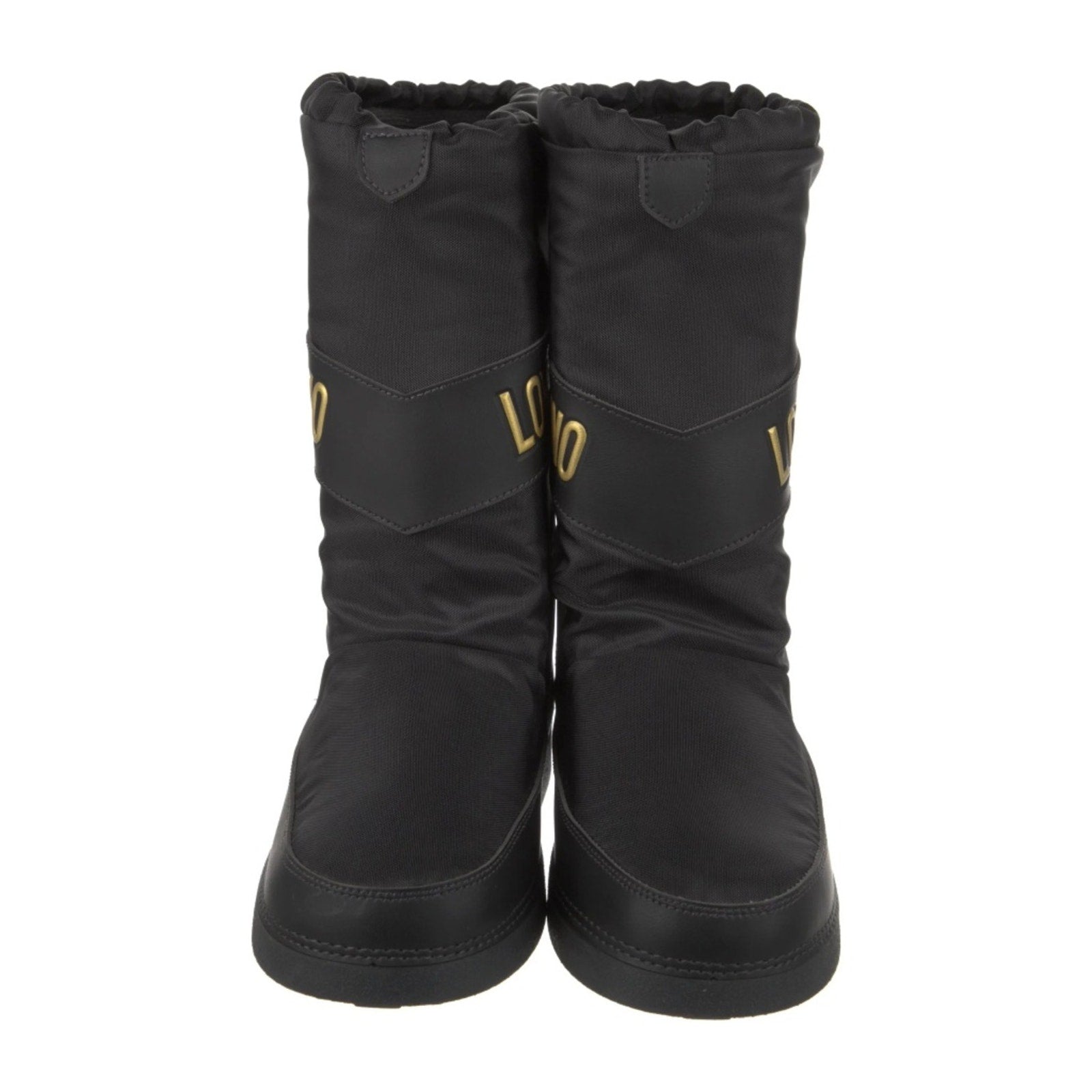 Moschino Logo-Print Snow Boots - Black - size 37 (US 8)