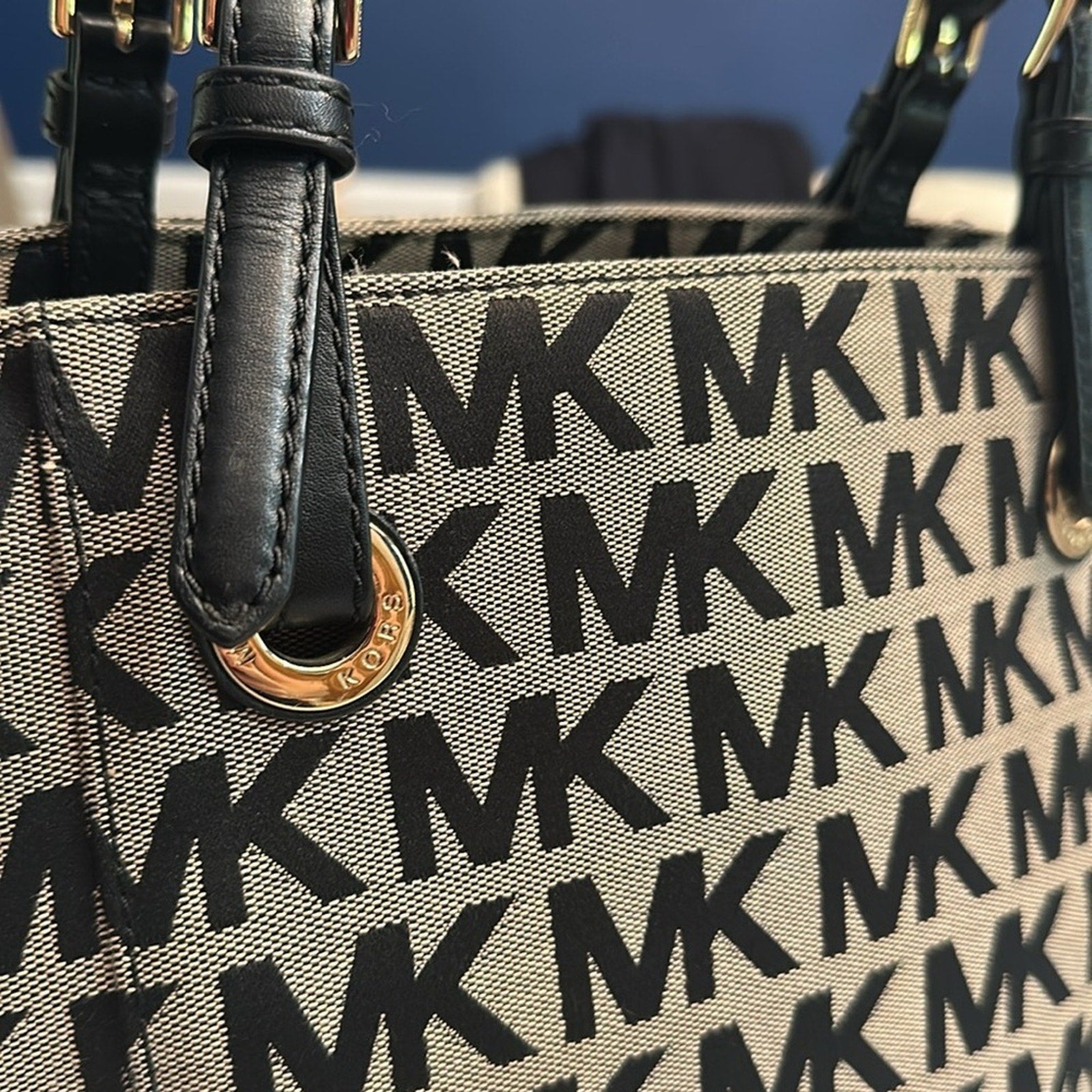 Micheal Kors Vintage Canvas Tote