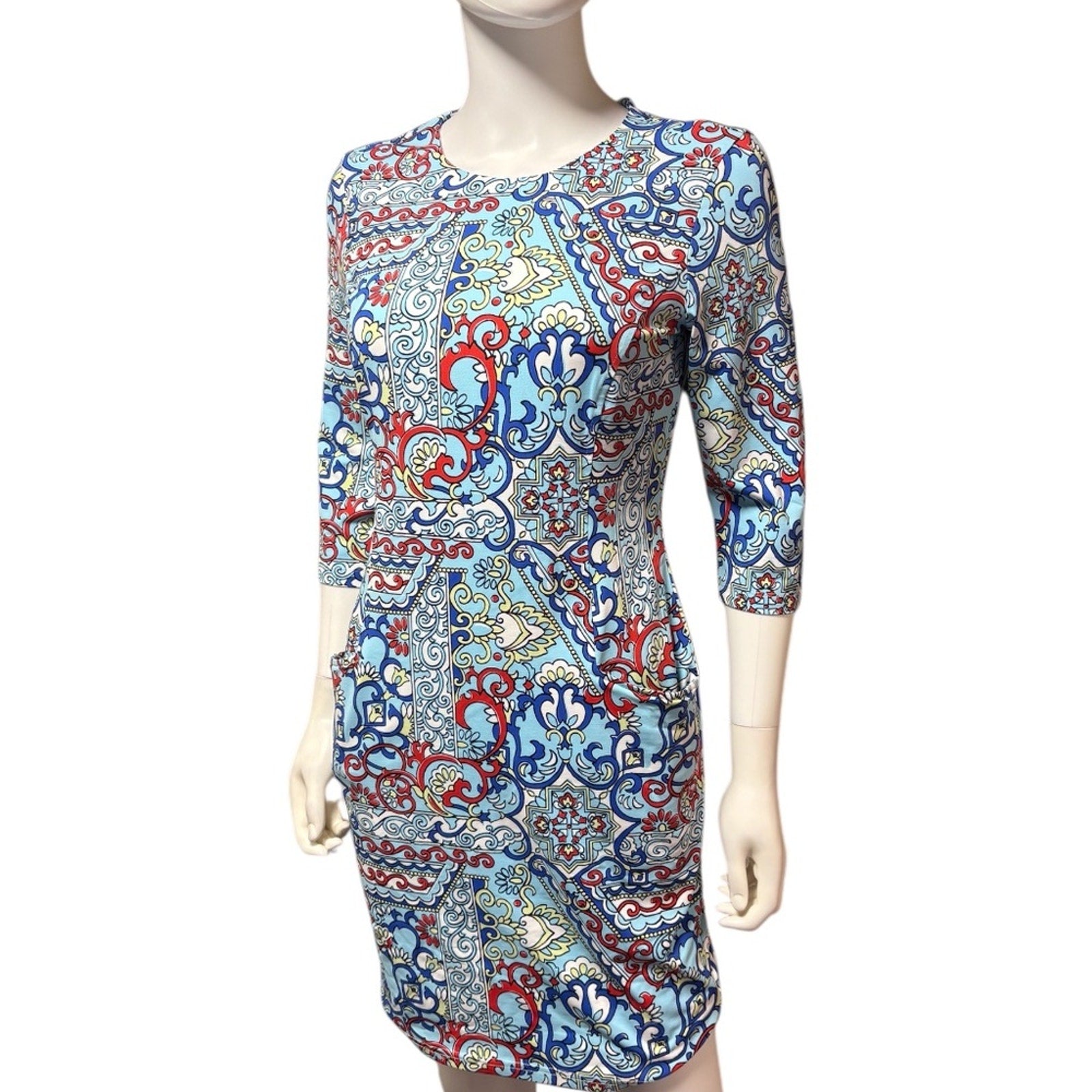 J. McLaughlin Catalyst Print Dress - size small