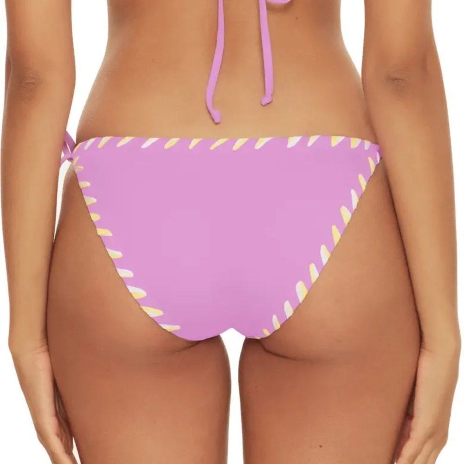NWT Camille Side Tie Reversible Bikini Bottoms BECCA - size M