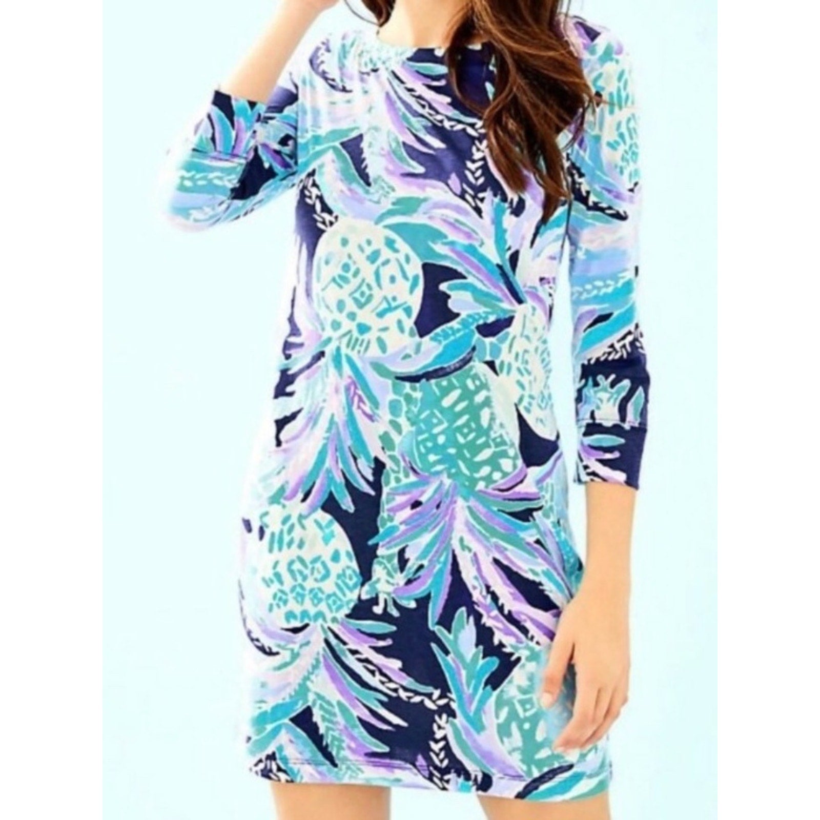 Lilly Pulitzer Hollee Dress Iris Blue - size small