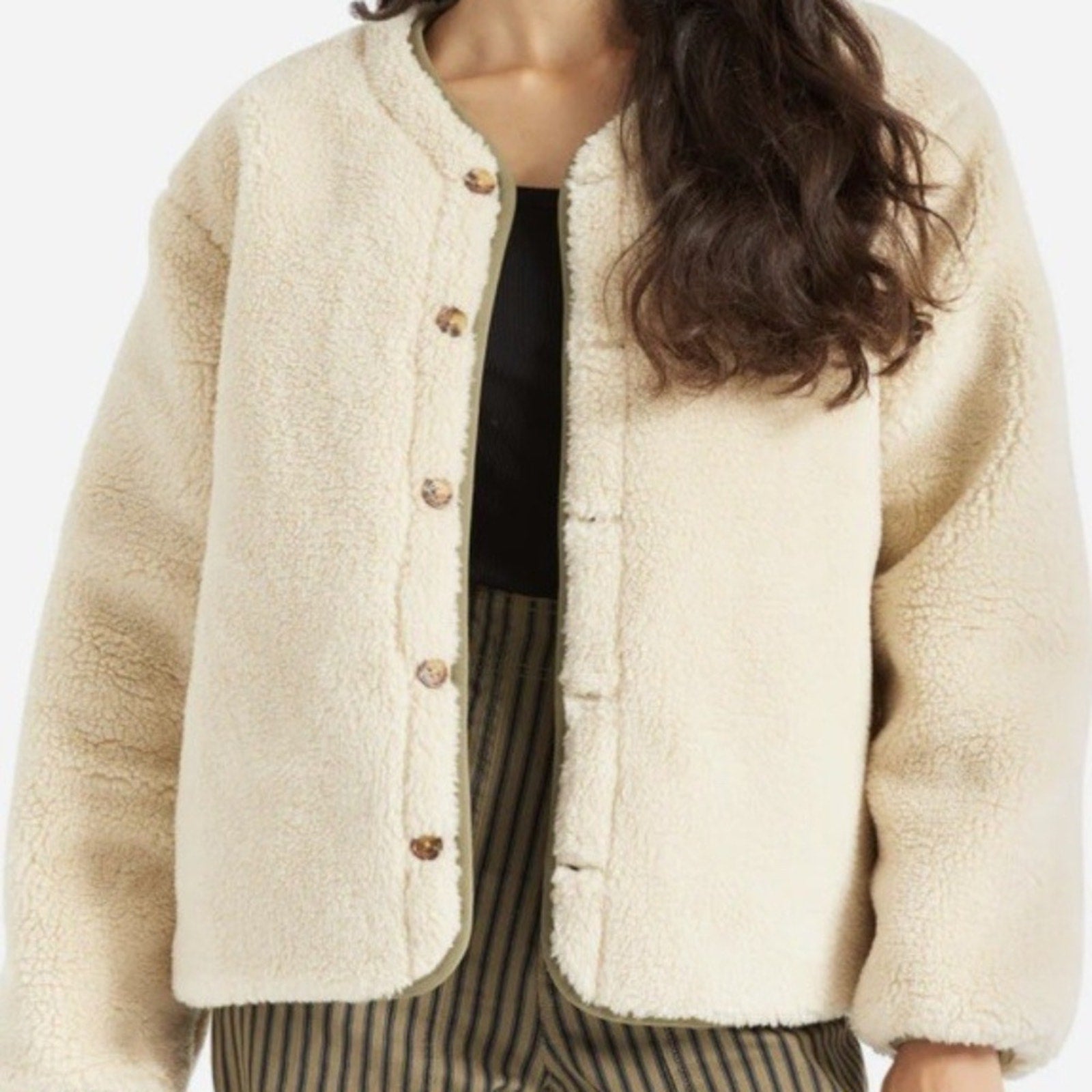 Brixton Sherpa Reversible Padded Jacket Women’s Size XS