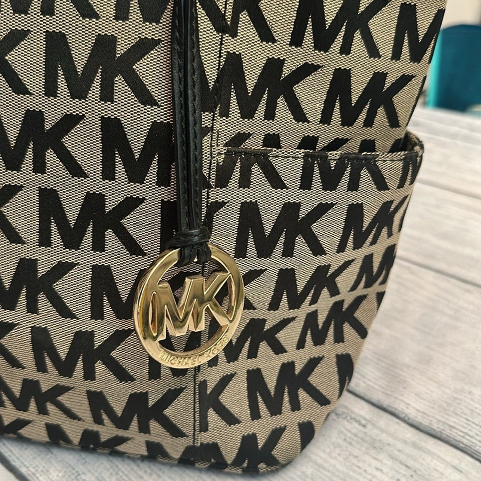 Micheal Kors Vintage Canvas Tote