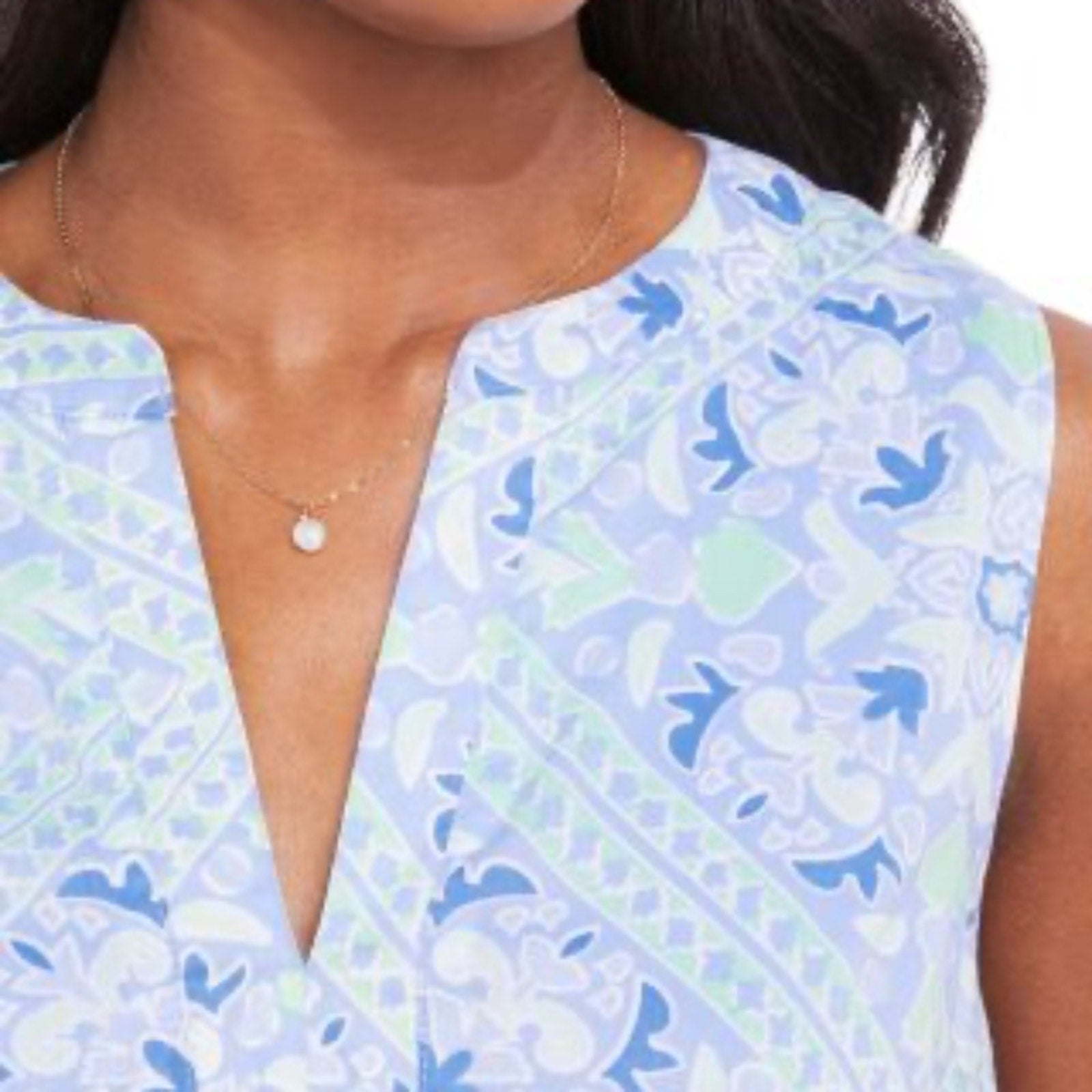 Vineyard Vines Scarf Print Tie Waist Dress - size small