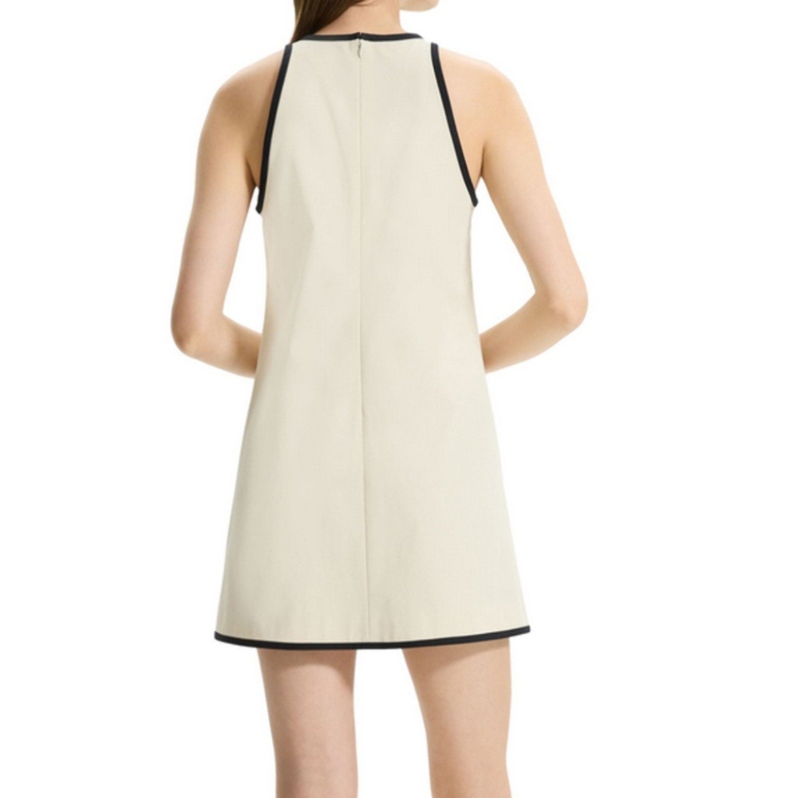 NEW Theory Contrast Trim Shift Dress - size 10